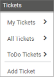 Main Menu: Tickets Main Menu: Tickets