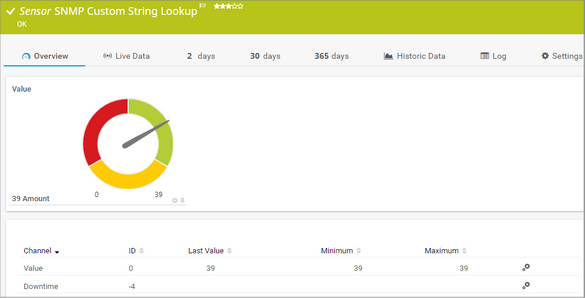 SNMP Custom String Lookup Sensor SNMP Custom String Lookup Sensor