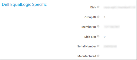 Dell EqualLogic Specific Dell EqualLogic Specific